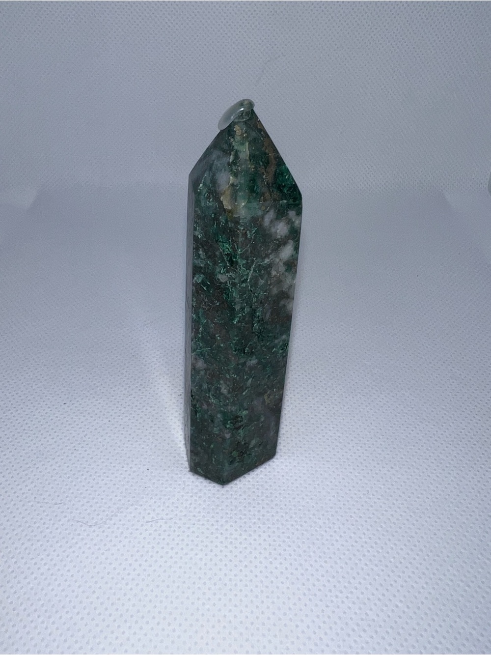 Genuine Malachite & Chalcopyrite Crystal Tower.   Rare Green Generator Point